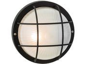 Larsen Round Caged Bulkhead Light