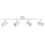 Gull 4 Light Spotlight Bar, White/Gold