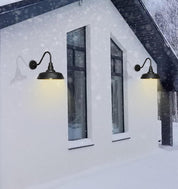 Dusk to Dawn Barn Light Large Size, Outdoor Waterproof Gooseneck Barn Light