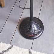 Dragonfly Tiffany Floor Lamp, Beige