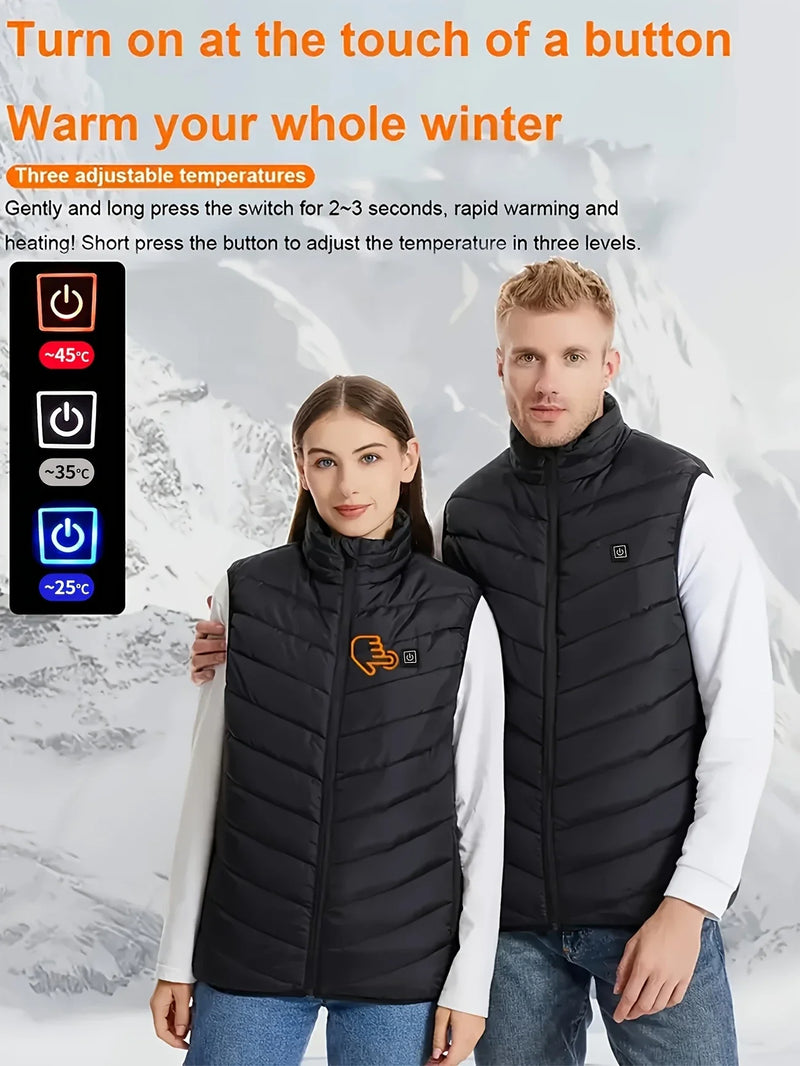 Home Horizon Heated Vest | 11-Zone USB Electric Body Warmer Jacket