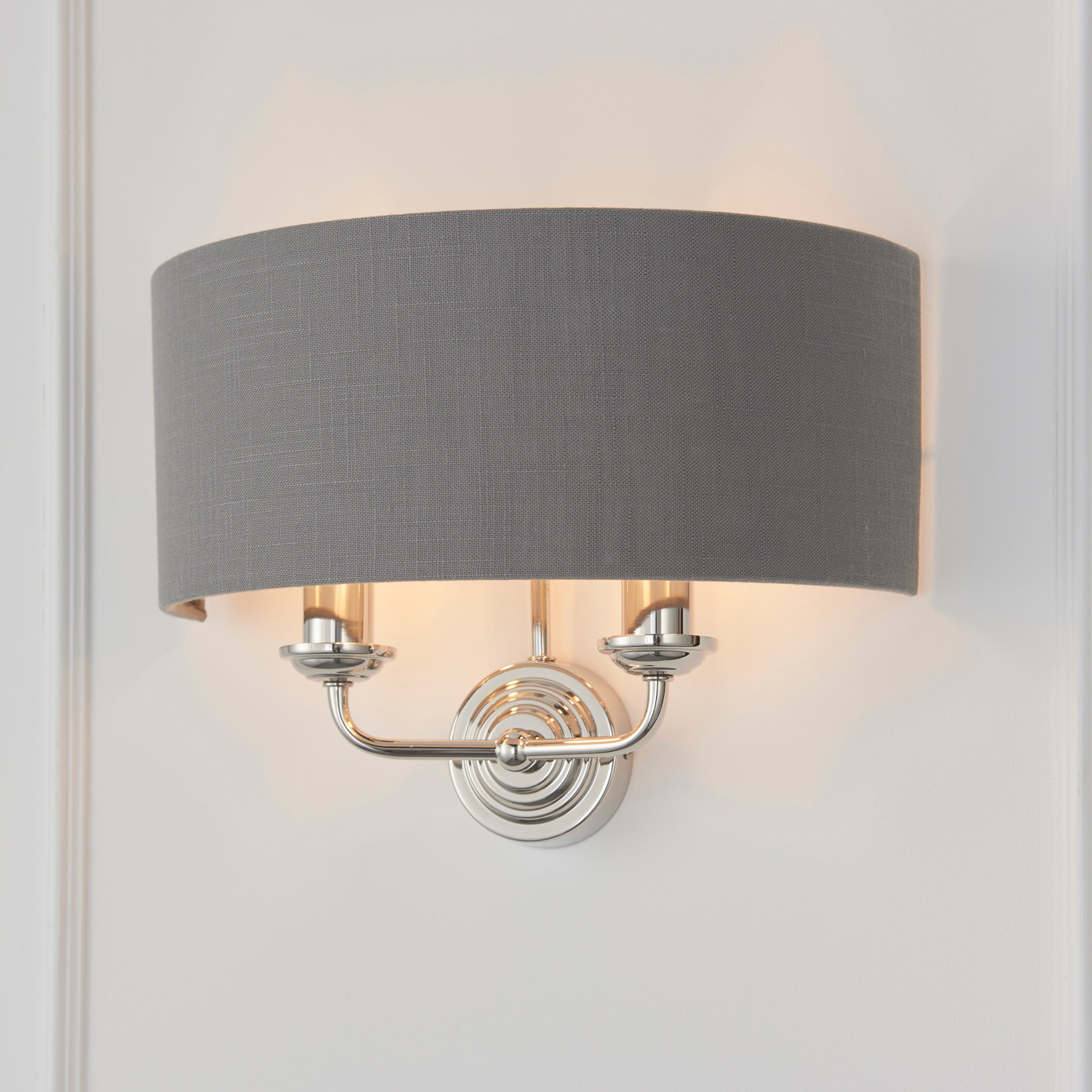 Highclere 2 Light Wall Light