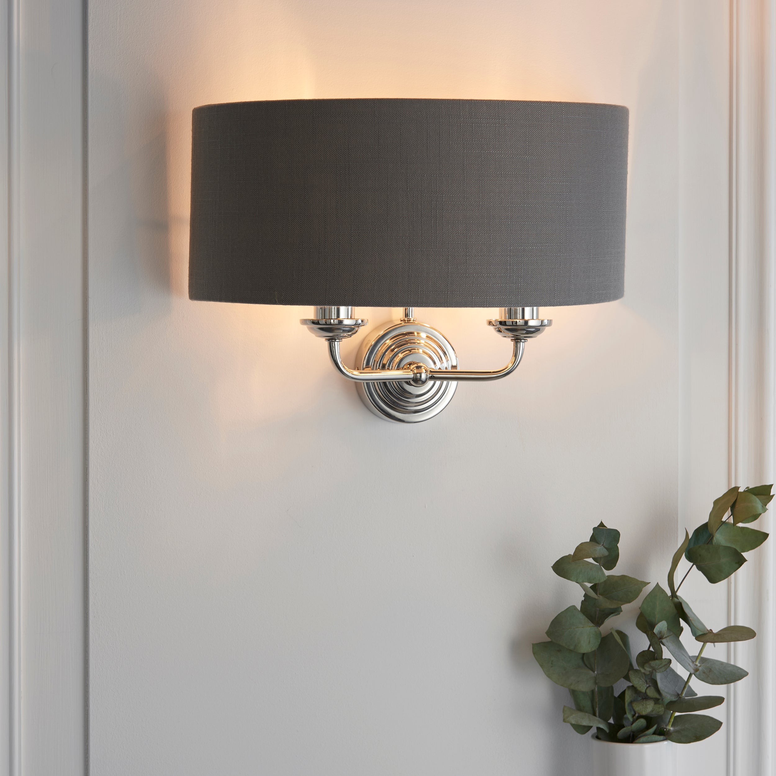 Highclere 2 Light Wall Light
