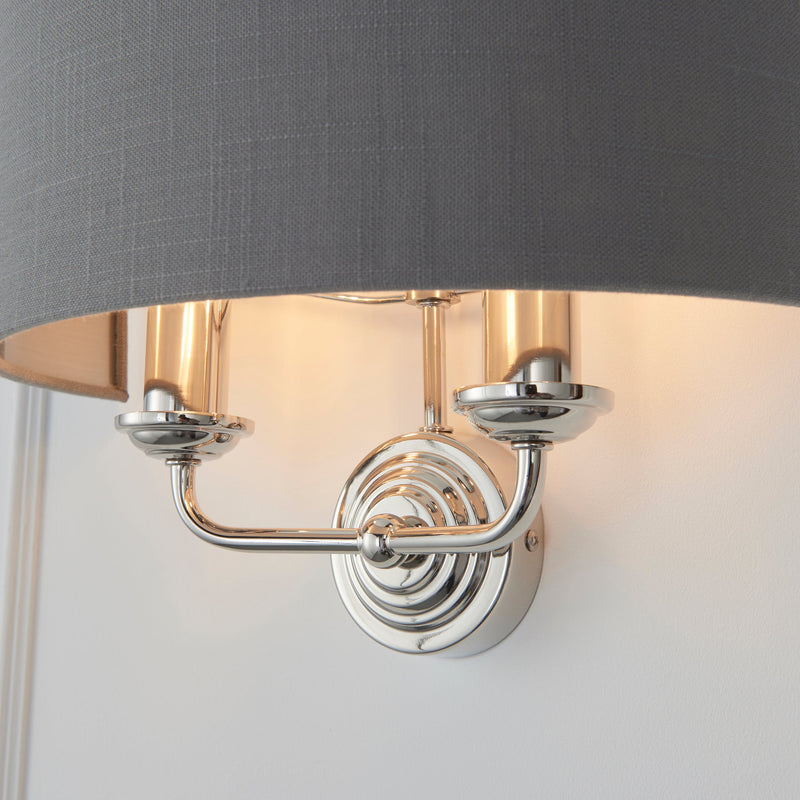 Highclere 2 Light Wall Light