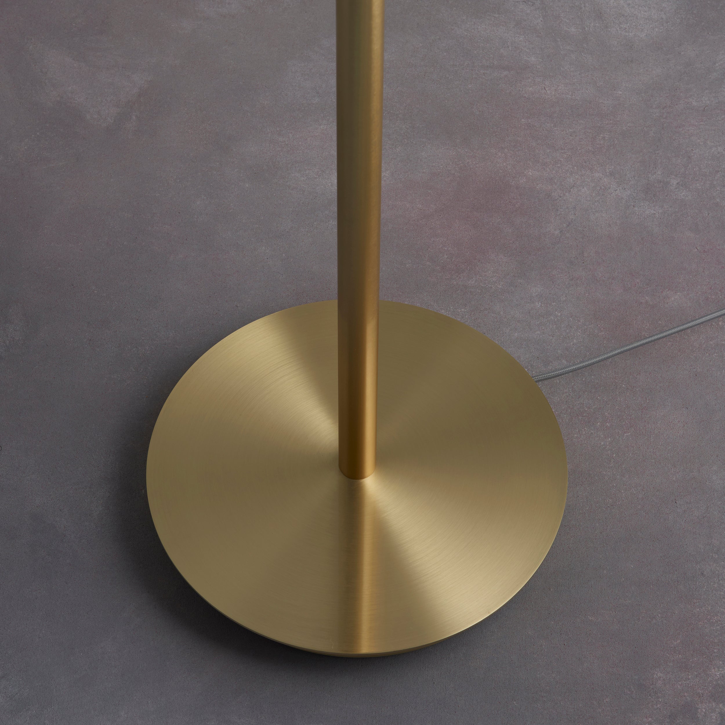 Fraser Floor Lamp, Brushed Brass