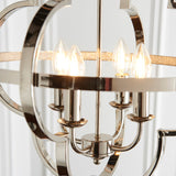 Barton 4-Light Pendant Light, Bright Nickel
