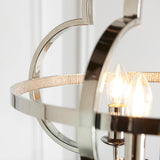 Barton 4-Light Pendant Light, Bright Nickel