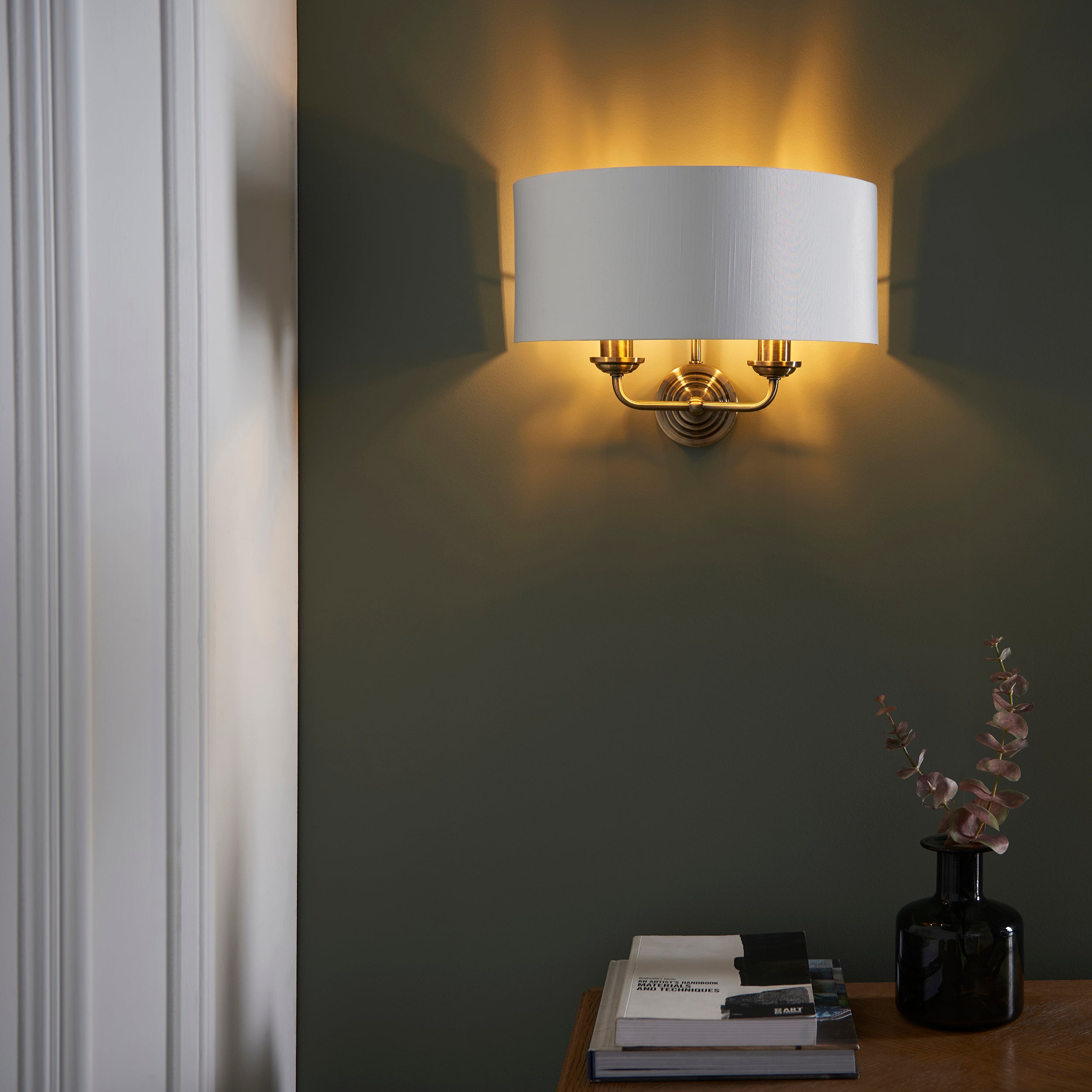Highclere 2 Light Wall Light
