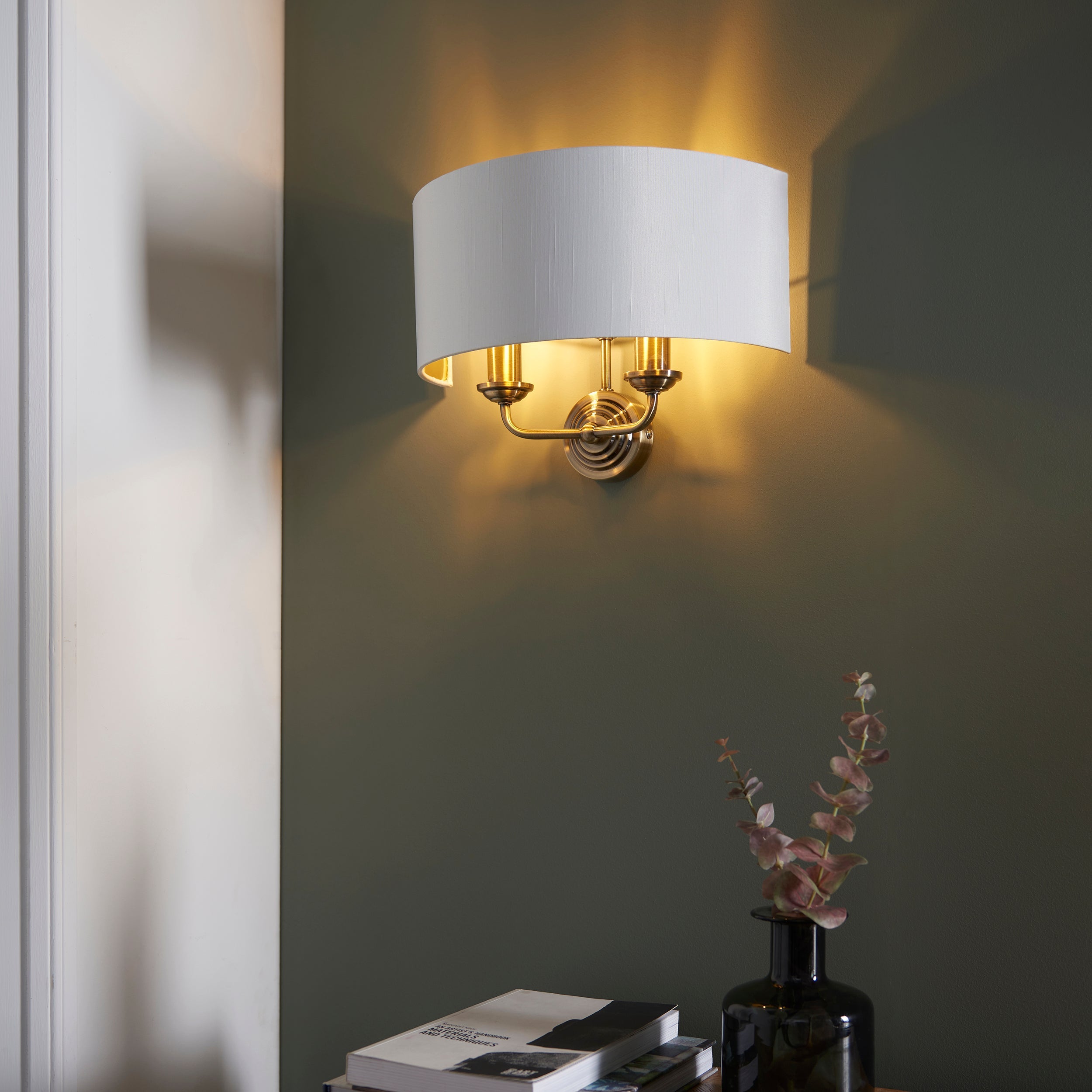 Highclere 2 Light Wall Light