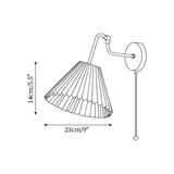 Aine Pleated Wall Lamp