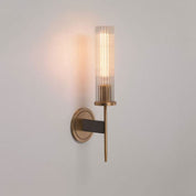 Amorra Single Head Crystal Shade Candlestick Wall Sconce