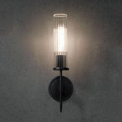 Amorra Single Head Crystal Shade Candlestick Wall Sconce