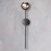 Boule Smoke Crystal Grand Wall Sconce