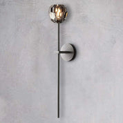 Boule Smoke Crystal Grand Wall Sconce