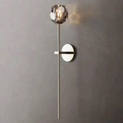 Boule Smoke Crystal Grand Wall Sconce