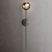 Boule Smoke Crystal Grand Wall Sconce