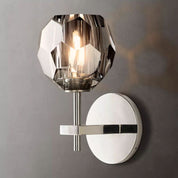 Boule Smoke Glass Sconce