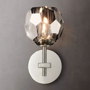 Boule Smoke Glass Sconce