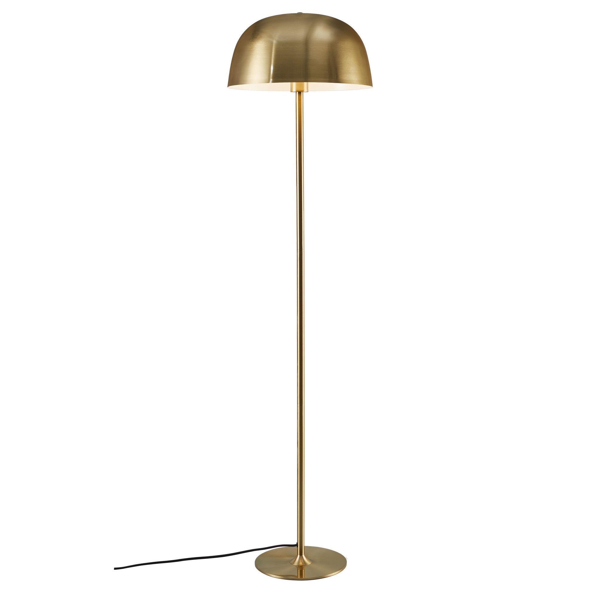 Cera Floor Lamp, Brass