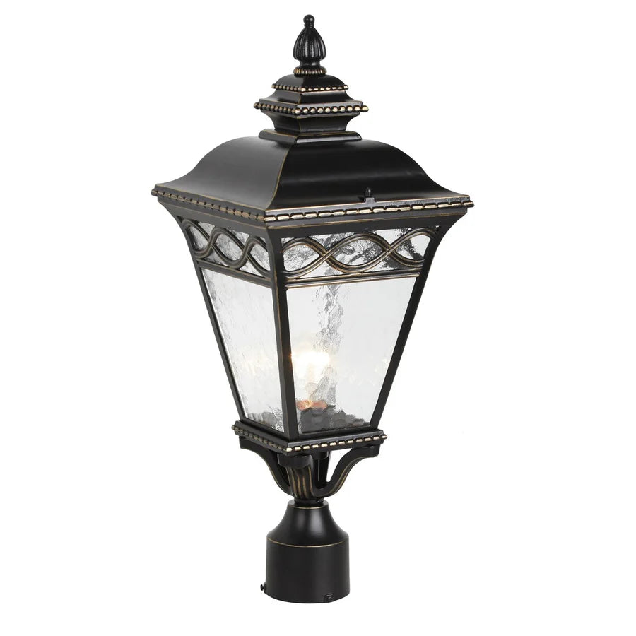 Cheri 1 Light Exterior Lighting in Imperial Black Finish