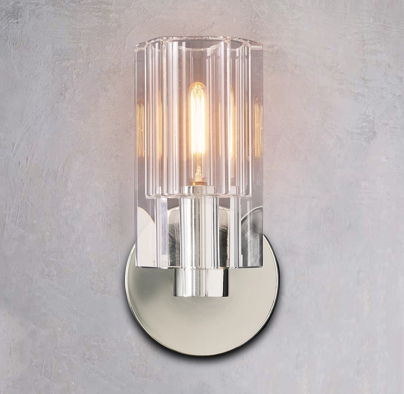 Arcardes Crystal Cup Wall Sconce