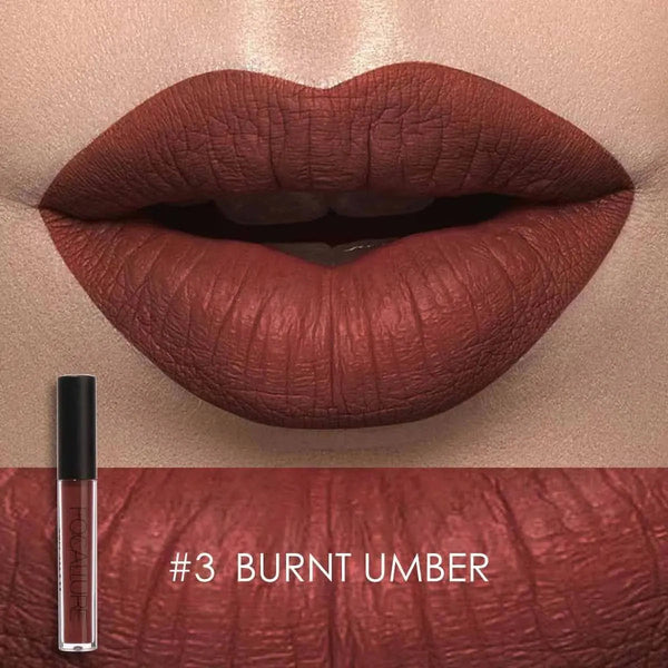 Transfer-Proof Liquid Lipstick #03 Burnt Umber