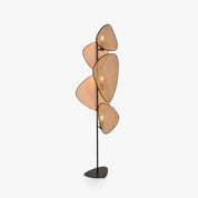 Japanese Rattan Weaving Floor Lamp