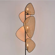 Japanese Rattan Weaving Floor Lamp