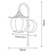 Luna Flower Wall Lamp