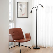 Nordlux Explore Double Floor Lamp, Black