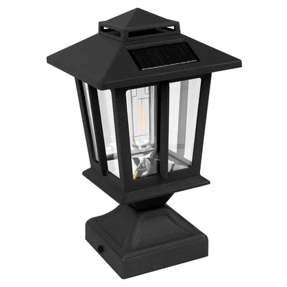 Solar Post Lantern Waterproof Outdoor Deck Fence Post Cap Light