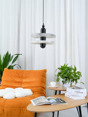 White Alabaster Copper Pendant Lamp