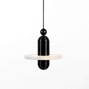 White Alabaster Copper Pendant Lamp