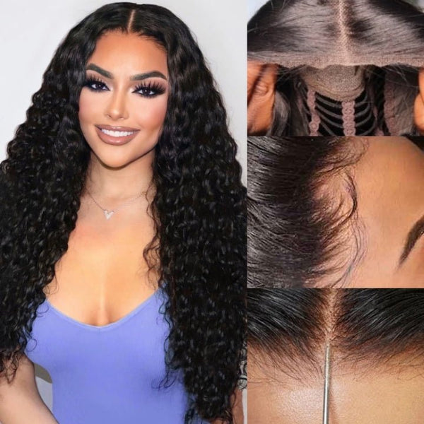 No Code 50% OFF Flash Sale: Glueless 6x4.5 Jerry Curly Pre Cut HD Transaparent Lace Human Hair Wigs-Only 2 Days