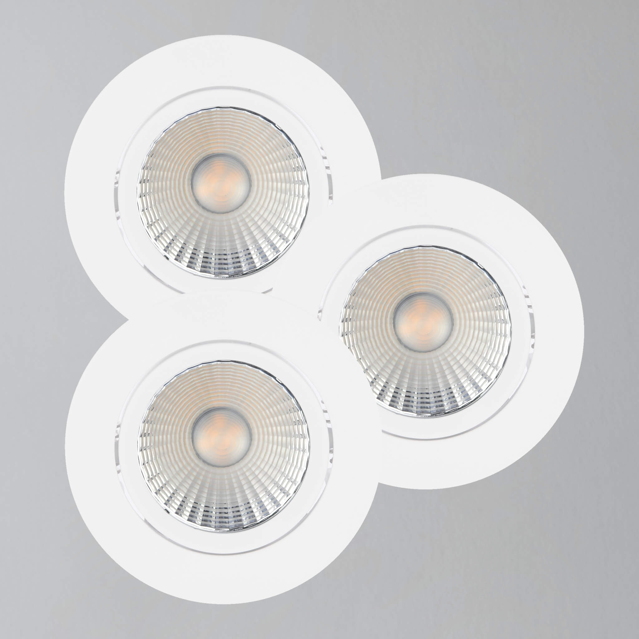 Dorado Tilt 2700k LED Dimmable Downlights - 3 Pack