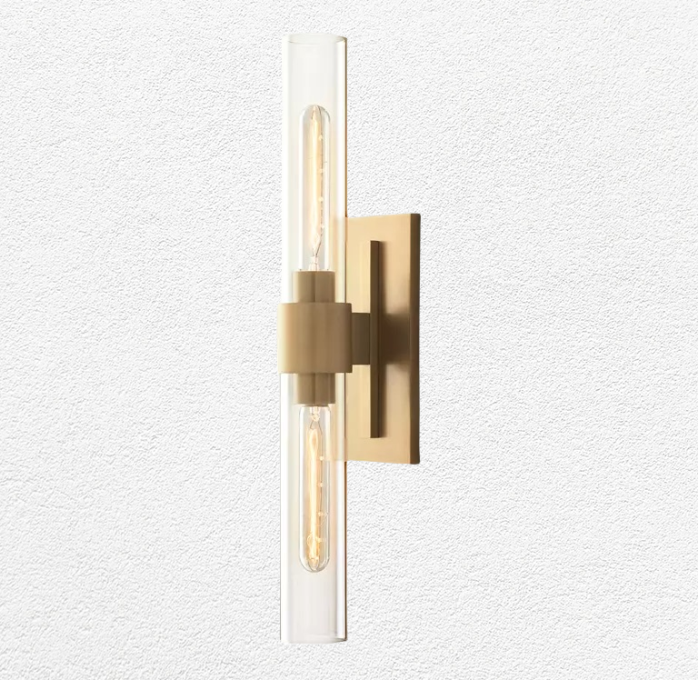 Manory Glass Cup Linear Wall Sconce