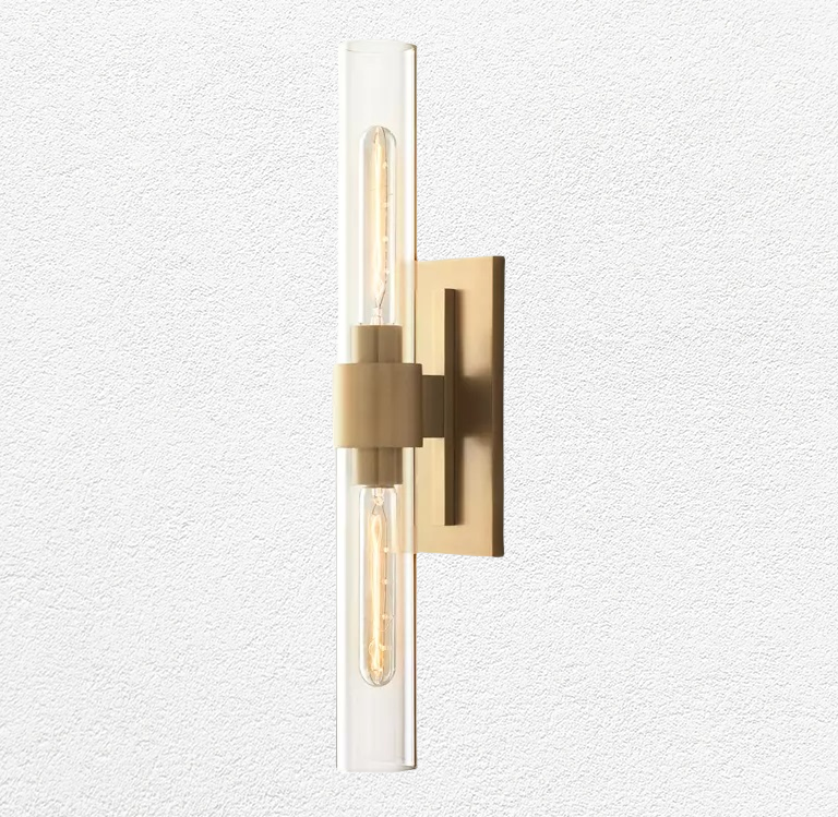 Manory Glass Cup Linear Wall Sconce
