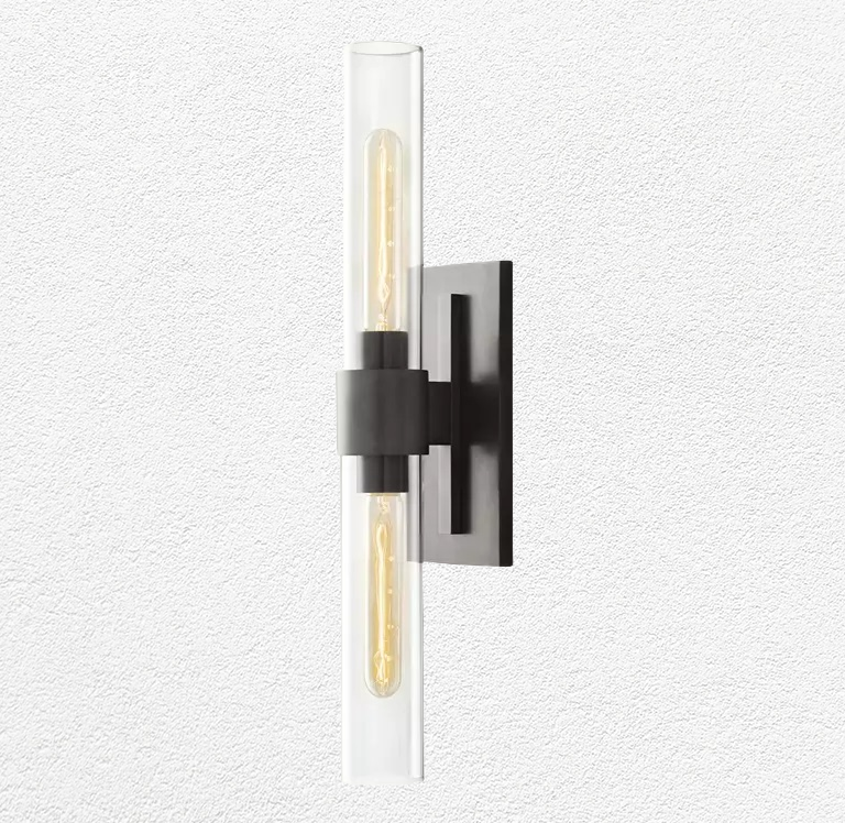Manory Glass Cup Linear Wall Sconce