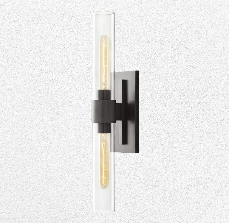 Manory Glass Cup Linear Wall Sconce